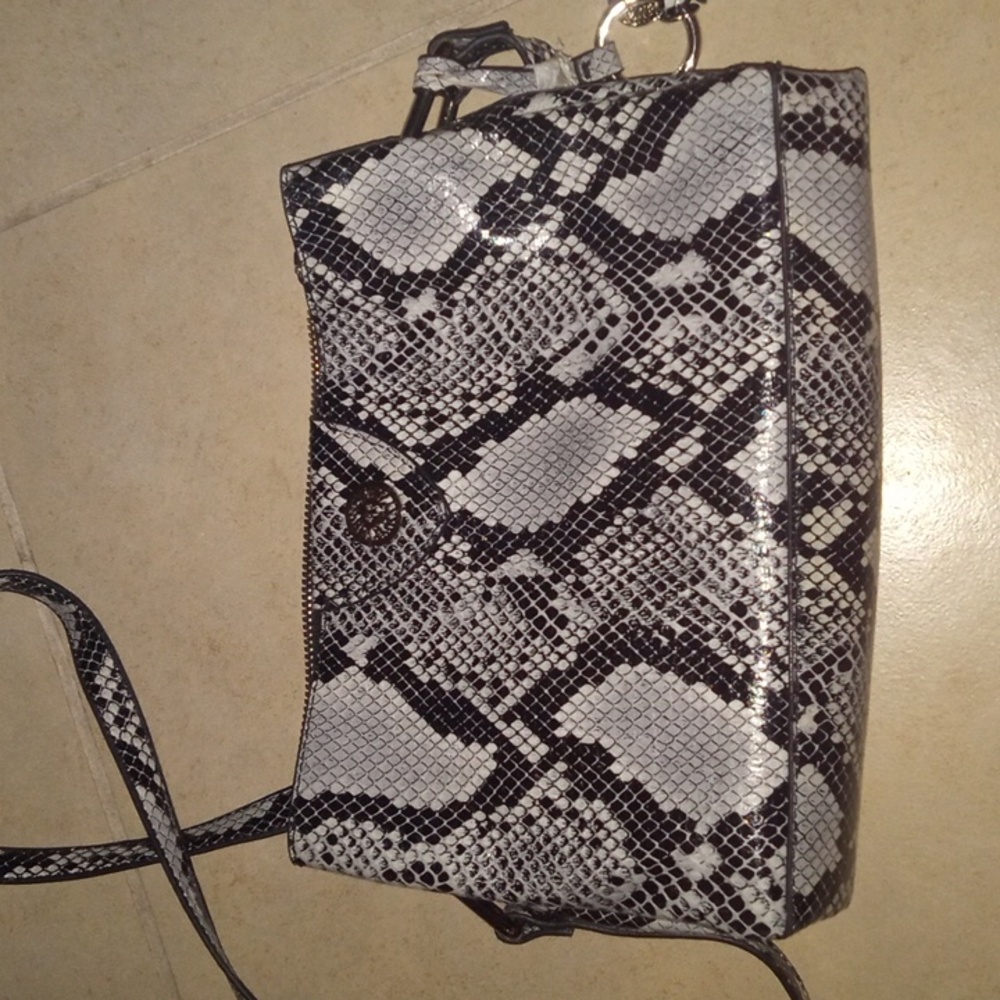 Anne Klein snake skin crossbody